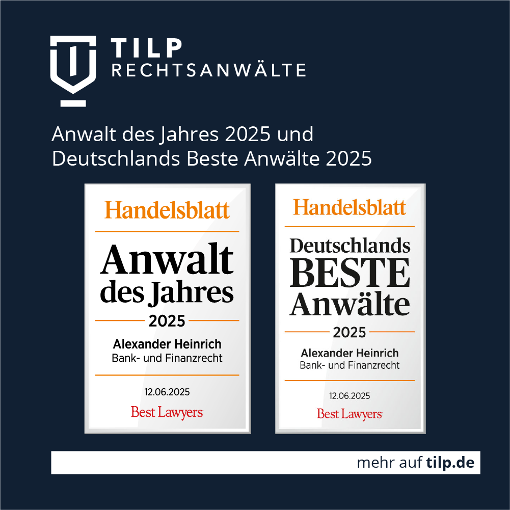 Auszeichnung, TILP Rechtsanwälte, Alexander Heinrich,
