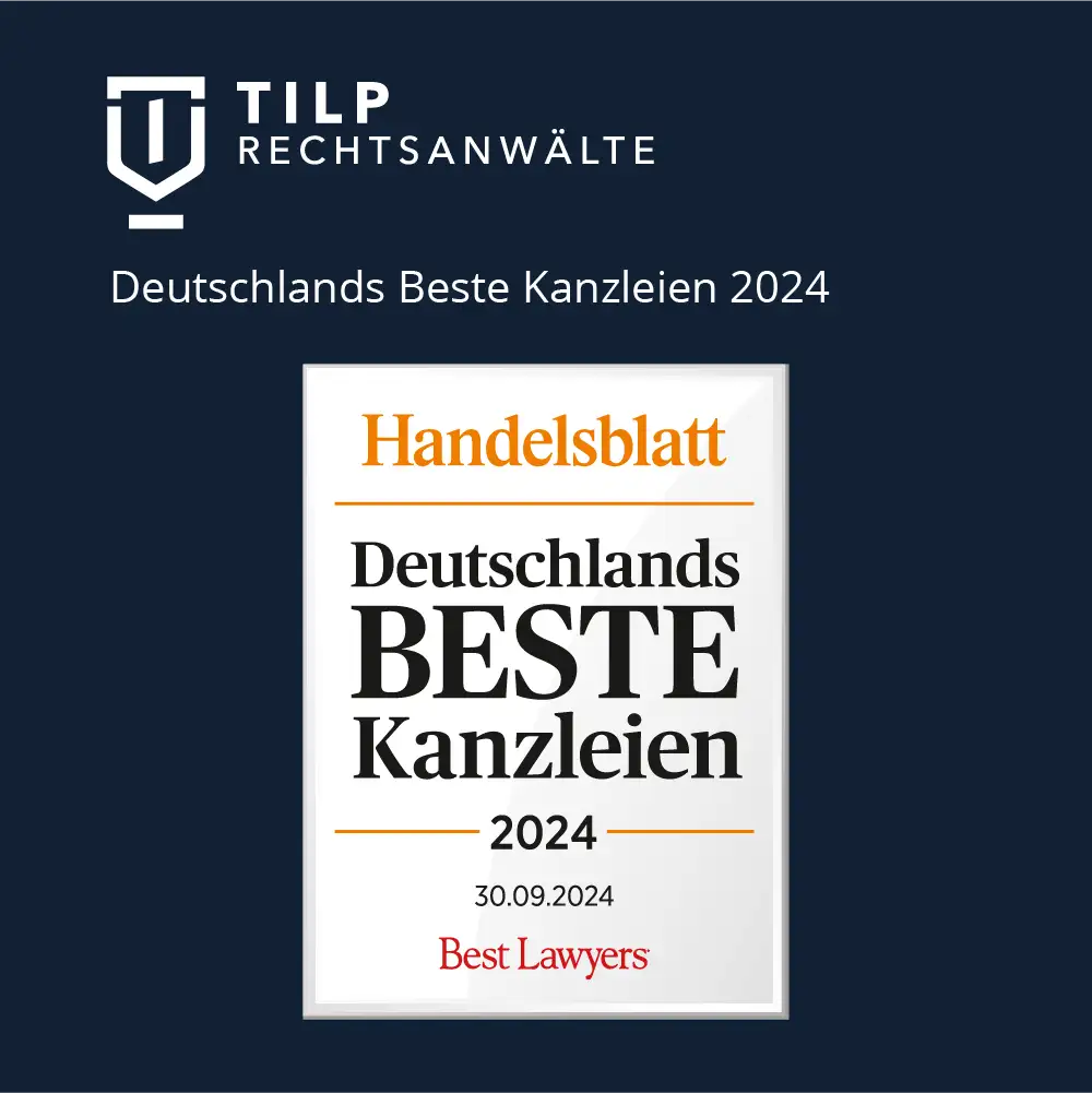 Deutschlands Beste Kanzleien 2024, Handelsblatt, Auszeichnung